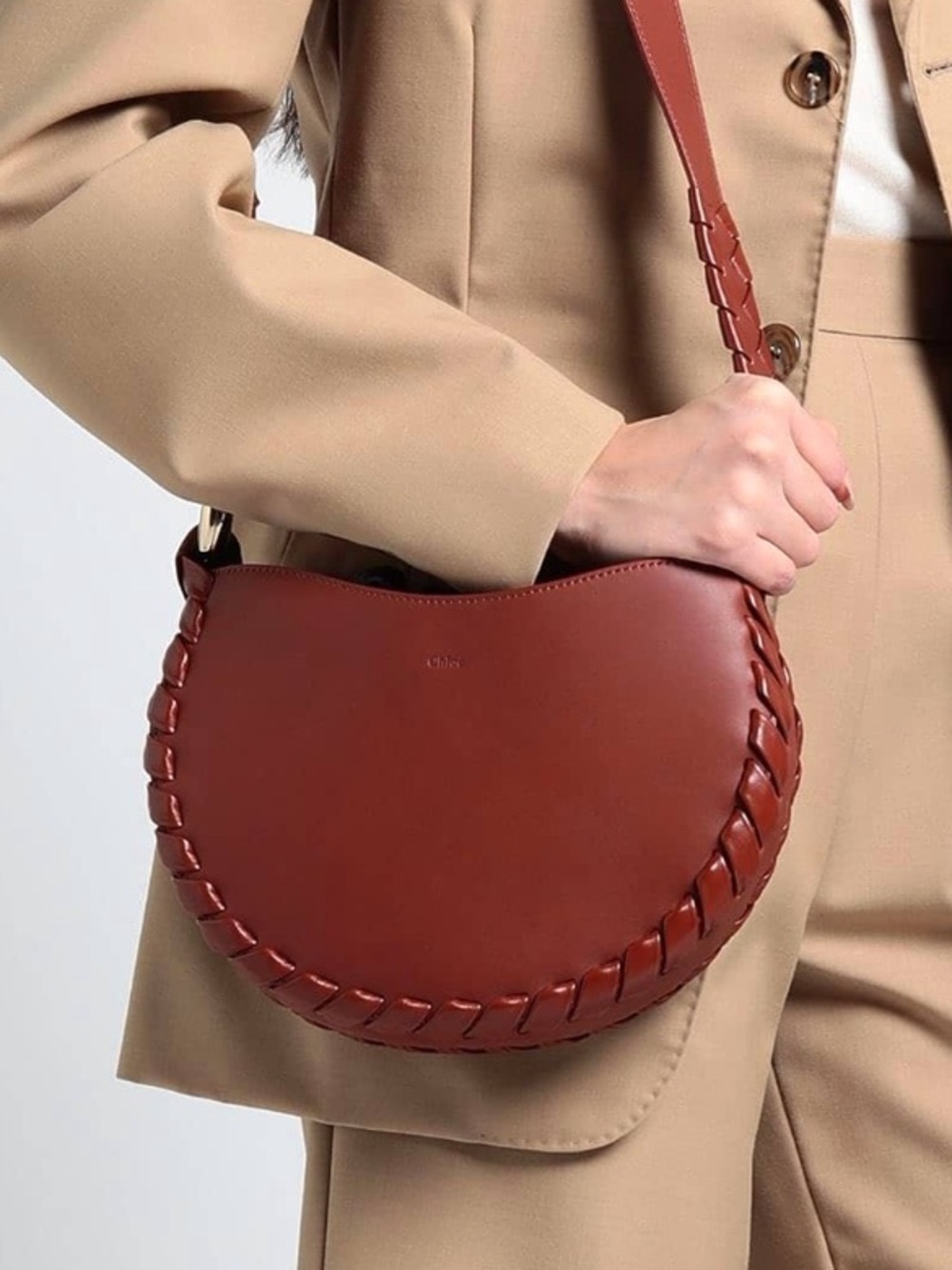Chloe Mate Small Bag in Brown